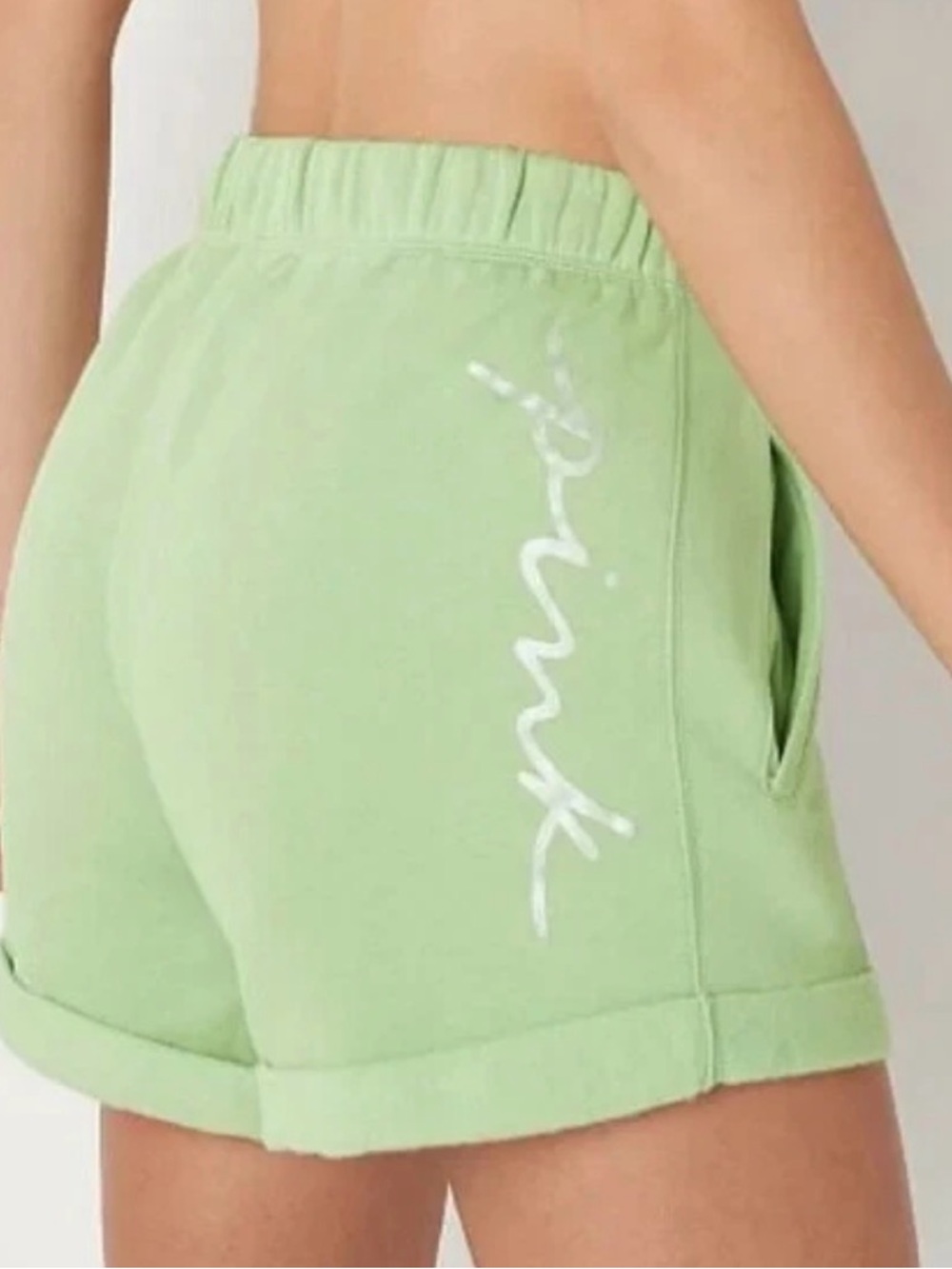 PINK Victoria's Secret Boyfriend Heritage Fleece Shorts